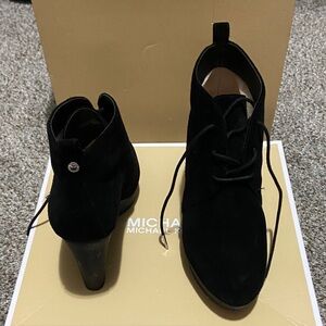 Michael Kors Black Heeled Ankle Boots